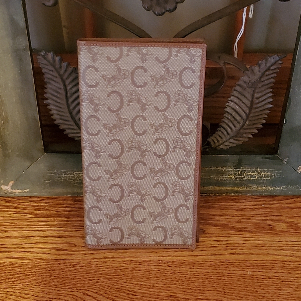 Celine Monogram Macadam Horse Carriage Bi Fold Wallet